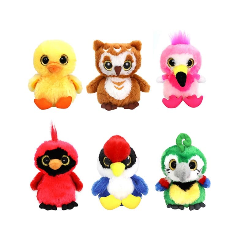 Funville Tweet Peeps Plush Birds with Sounds - 12cm