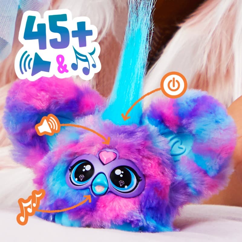 Furby Furblets Luv Lee Mini Friend with 45 Sounds thumbnail 4