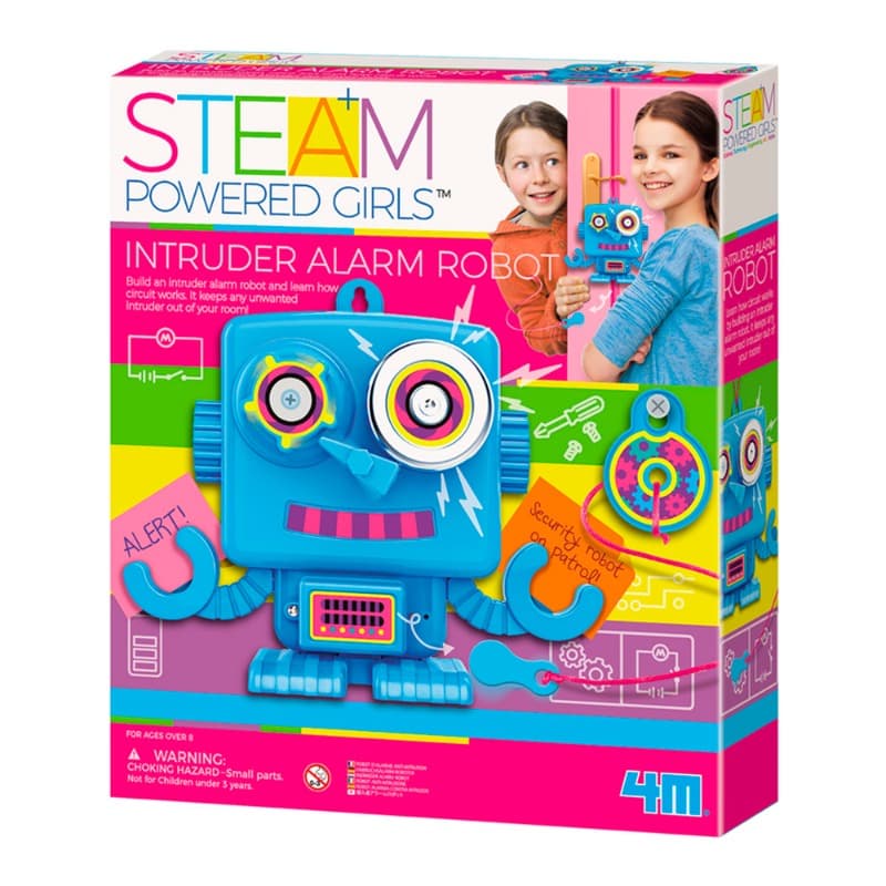 4M Steam Powered Girls Intruder Alarm Robot