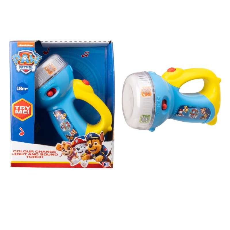 Paw Patrol Color Change Light And Sound Torch For Kids