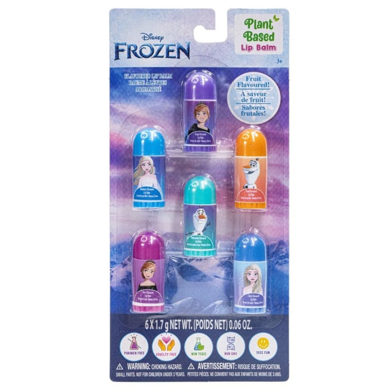Disney Frozen 6 Pk Lip Balm Plant Based