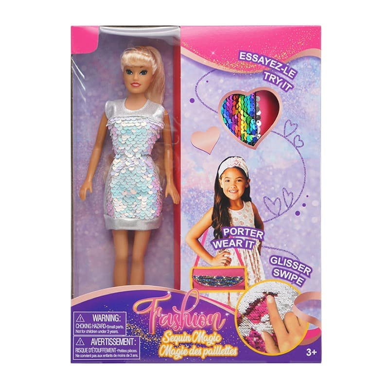 Toyworld Sequin Magic Doll - Assorted thumbnail 2