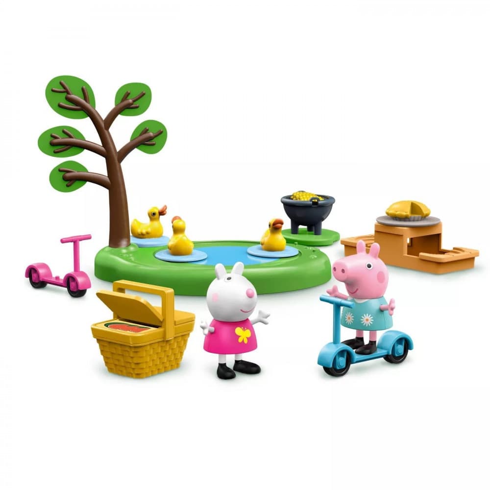 Peppa Pig Peppas Adventures Pincic Playset 10 Pcs thumbnail 3