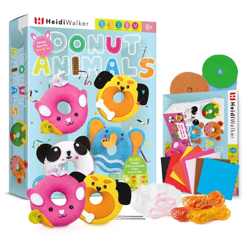 Wow Toys Donut Animals Craft Kit For Kids thumbnail 2