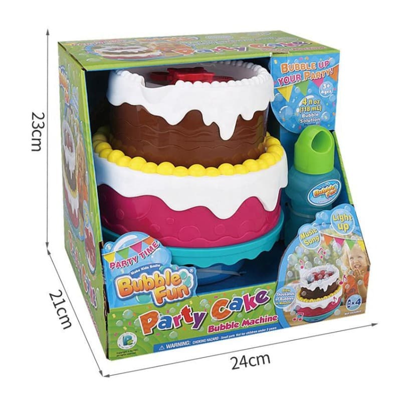 Bubble Fun Light & Sound Birthday Cake