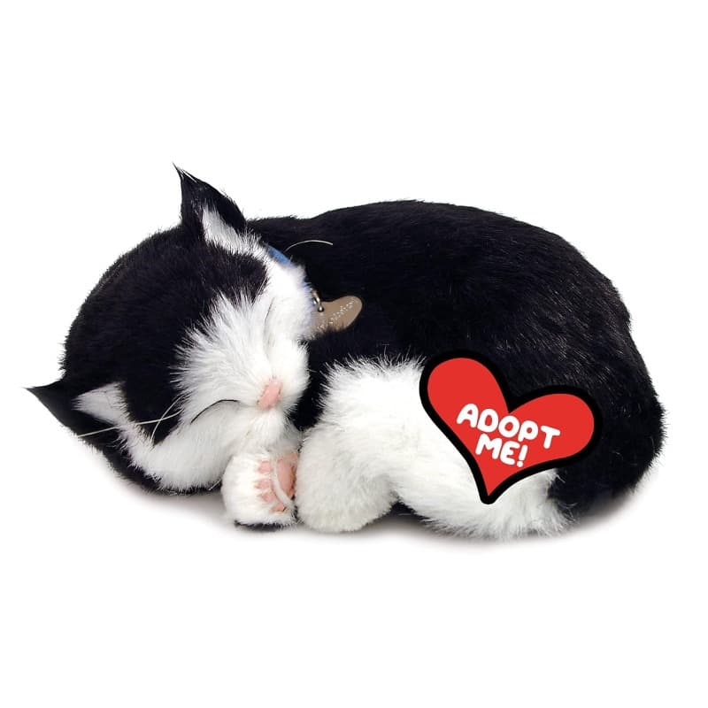 Perfect Petz Stuffed Black And White Dom Short Hair Plush for Kids