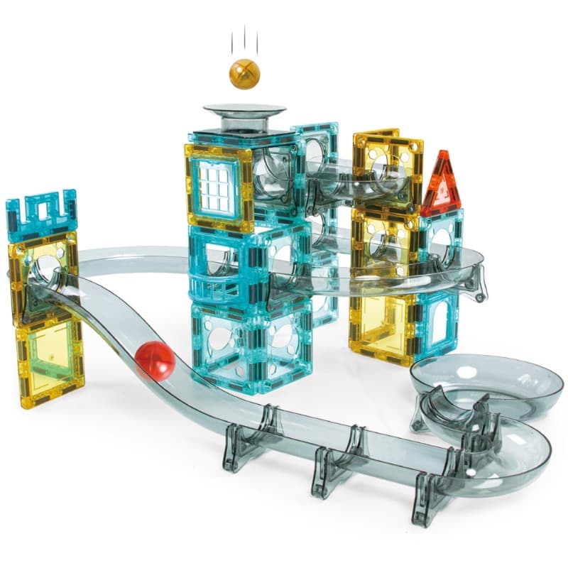 Magnetic Tiles Marble Roller - 58 Pcs thumbnail 3