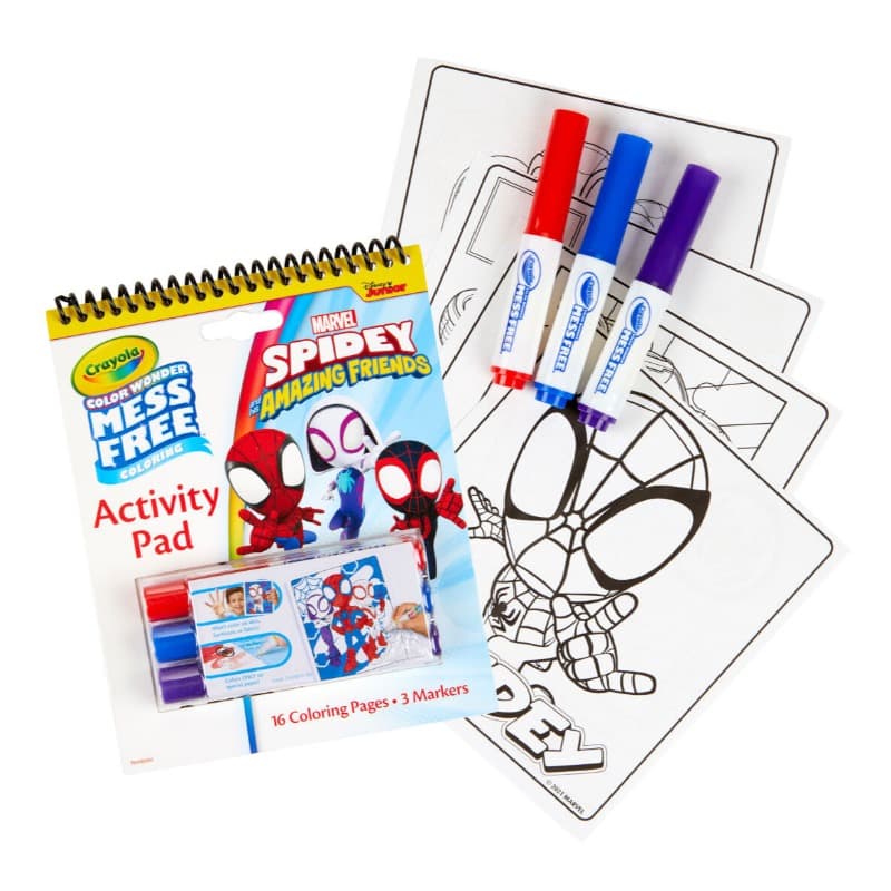 Crayola Wonder Spidey Miss Free and His Amazing Friends Coloring Set thumbnail 2