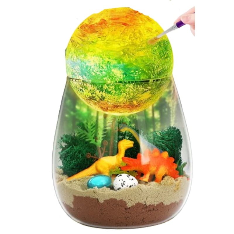 dinosaur moon lamp terrarium kit