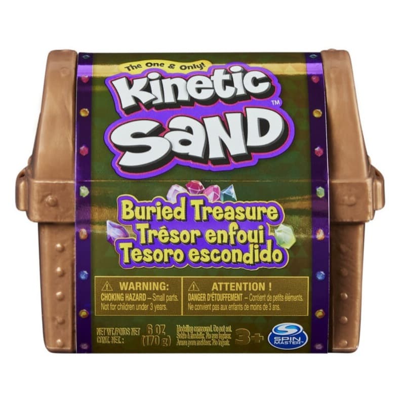 Kinetic Sand Buried Treasure Playset with 6oz