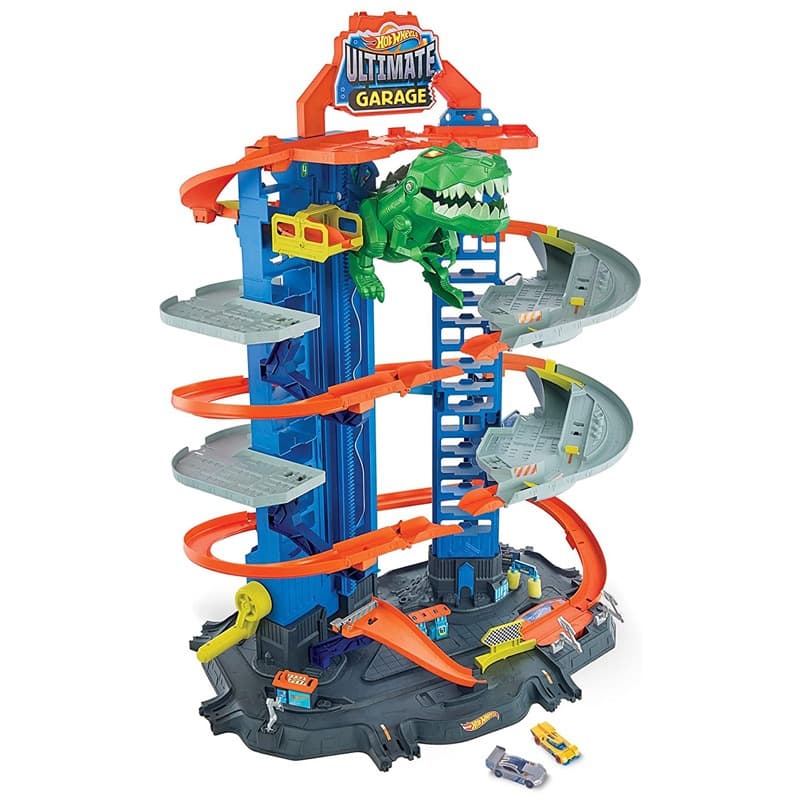 Hot Wheels City Robo T-Rex Ultimate Garage Playset thumbnail 2