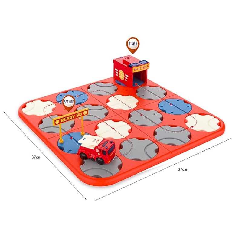 Labyrinth Track Fire Engine - 34pcs thumbnail 2