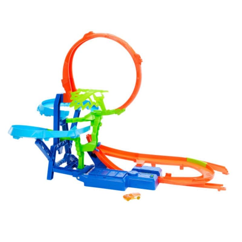 Hot Wheels Stunt Tracks Mid-Air Crash Playset thumbnail 2