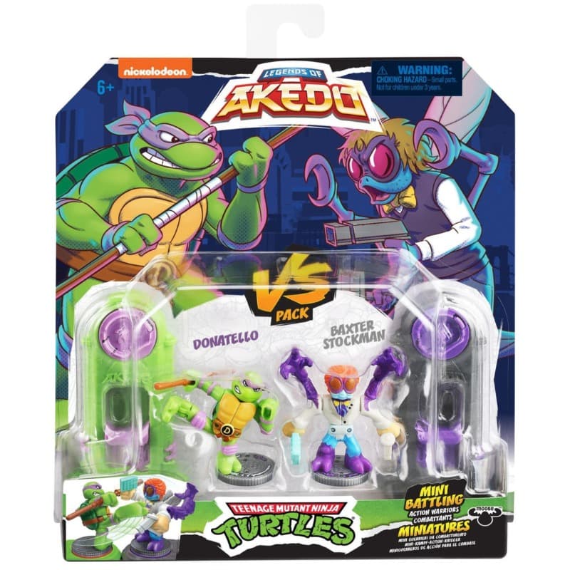 Akedo Ninja Turtles Donatello Vs Baxter Stockman thumbnail 2
