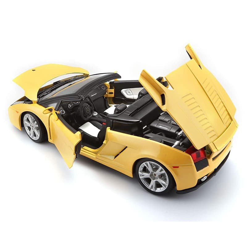 Bburago Lamborghini Gallardo Spyder Car - Yellow thumbnail 3