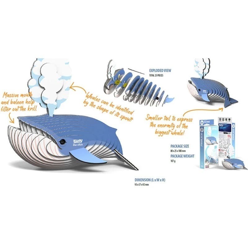 Eugy 3D Blue Whale thumbnail 3