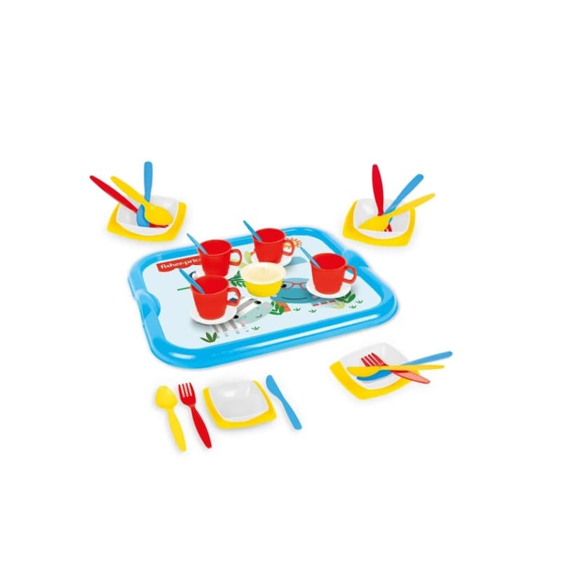 Fisher Price Tea and Dinner Pretend Toys Set For Kids thumbnail 2
