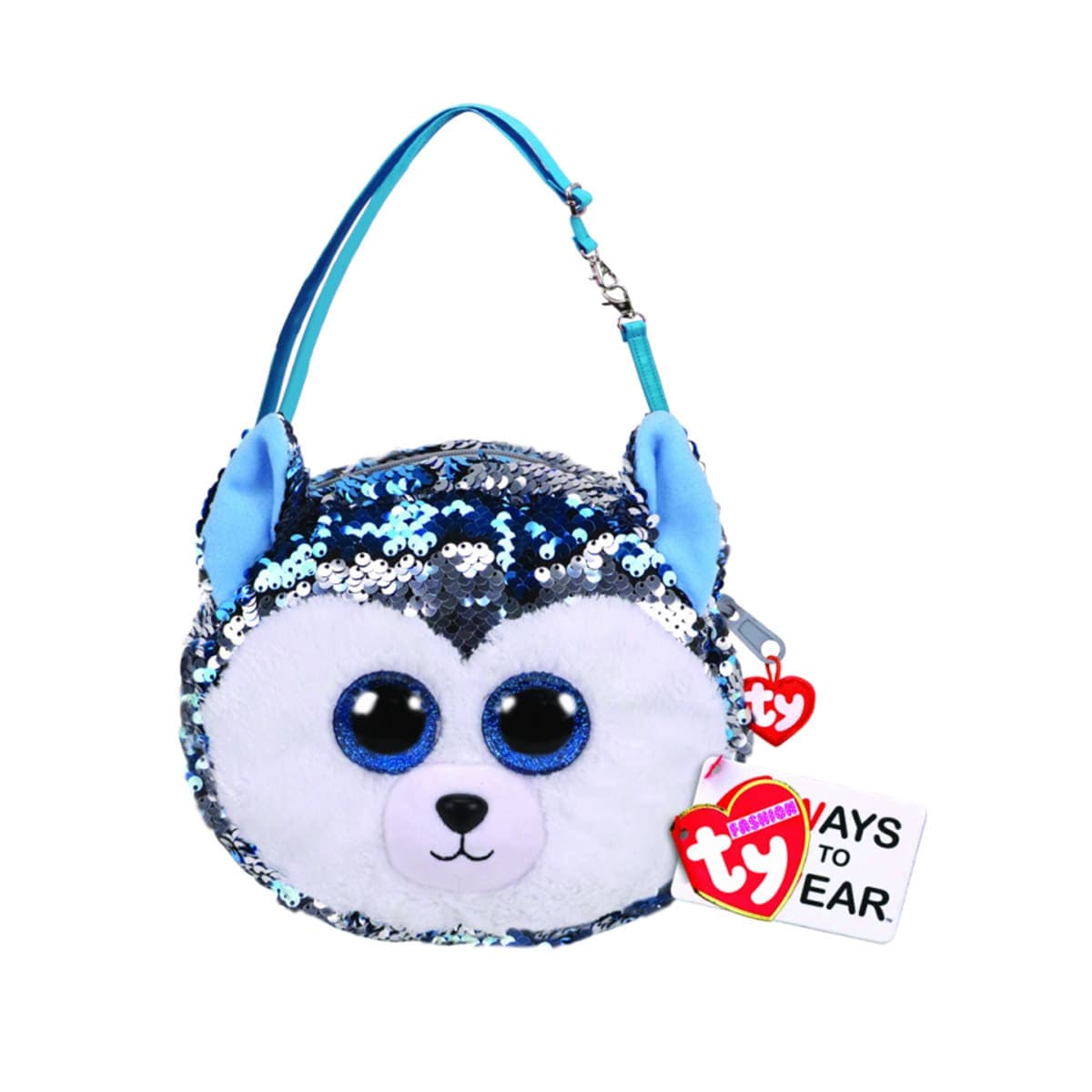 TY Fashion Flippy Sequin Purse Slush The Husky
