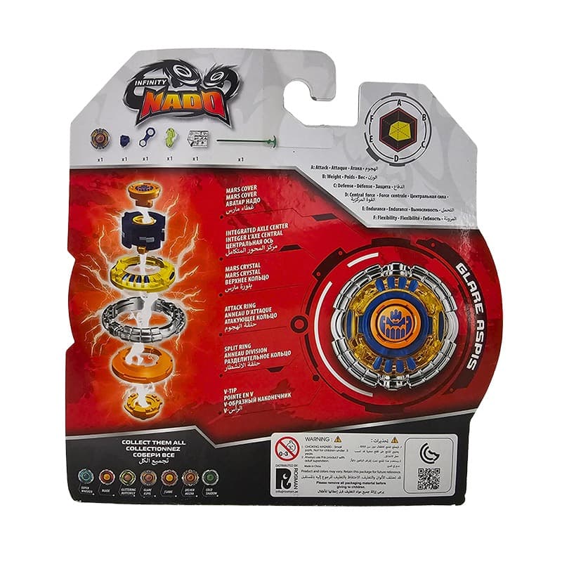 Infinity Nado Spinning Standard Series Launcher Set - Glare Aspis thumbnail 4