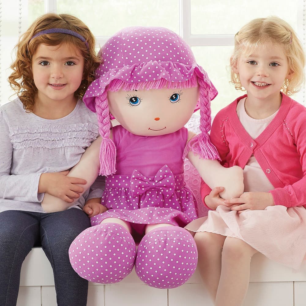 Love and Hug 36 inch Rag Doll - Pink thumbnail 5
