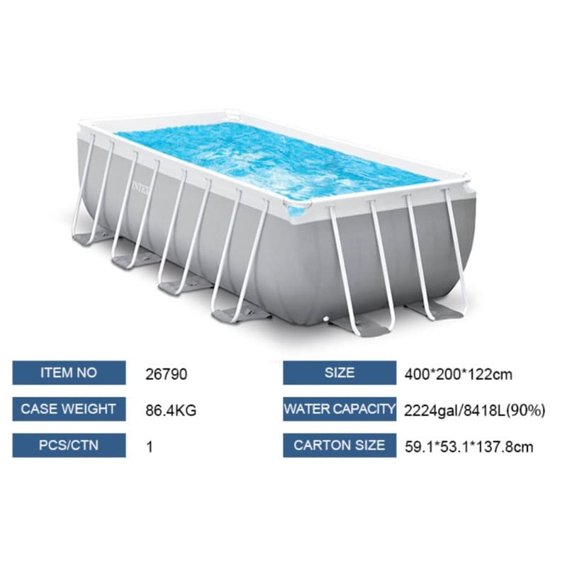 Intex Prism Frame Rectangular Pool Set thumbnail 5