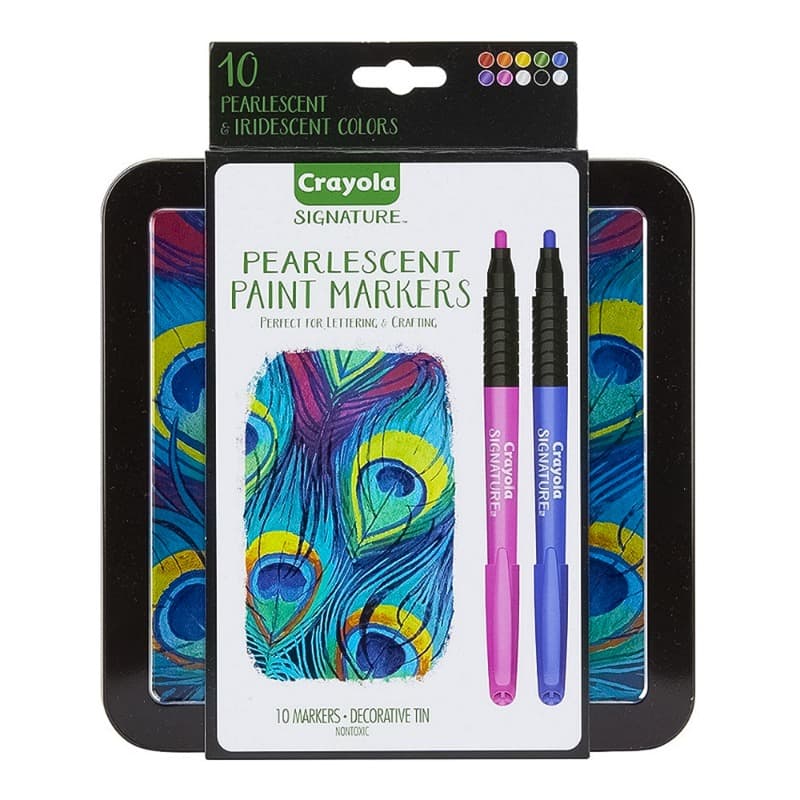 Crayola Pearlescent Markers -10 Colors thumbnail 5