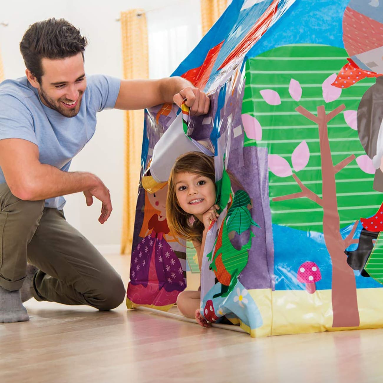 Intex Jungle Fun Cottage Wendy Tent House thumbnail 3
