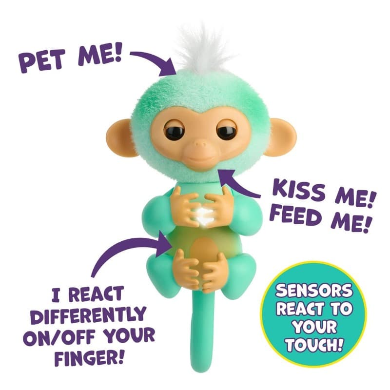 Fingerlings Monkey - Teal Ava thumbnail 3