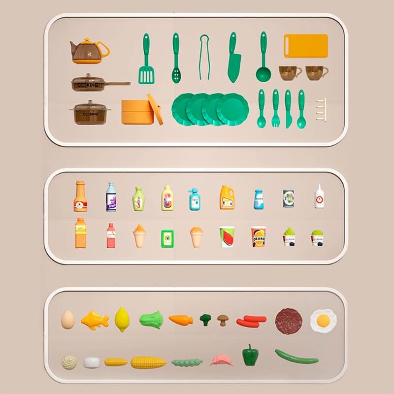 Kitchen Set 103 Cm Pink thumbnail 2