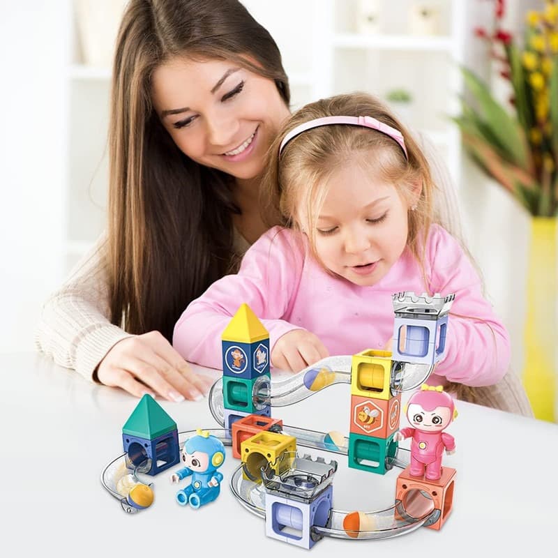 Dige Magnetic Marble Run Set - 38pcs thumbnail 2
