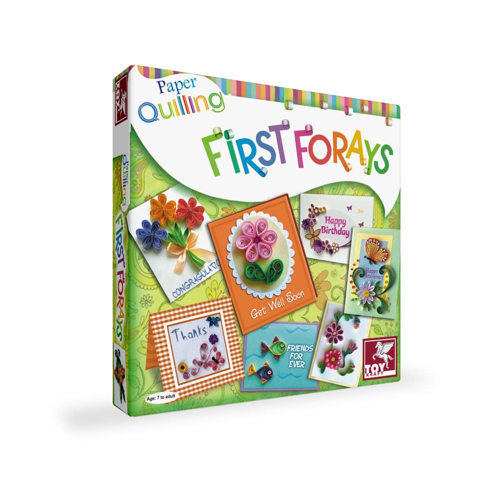 Toy Kraft Paper Quilling - First Forays