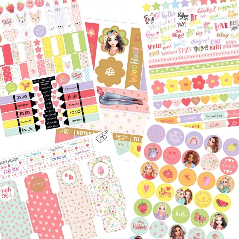Top Model DIY Paper Fun Book Flower Berry thumbnail 4