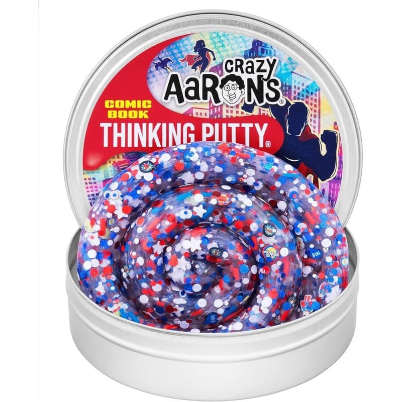 Crazy Aaron's Thinking Putty - Comic Book Super Powered Putty thumbnail 3