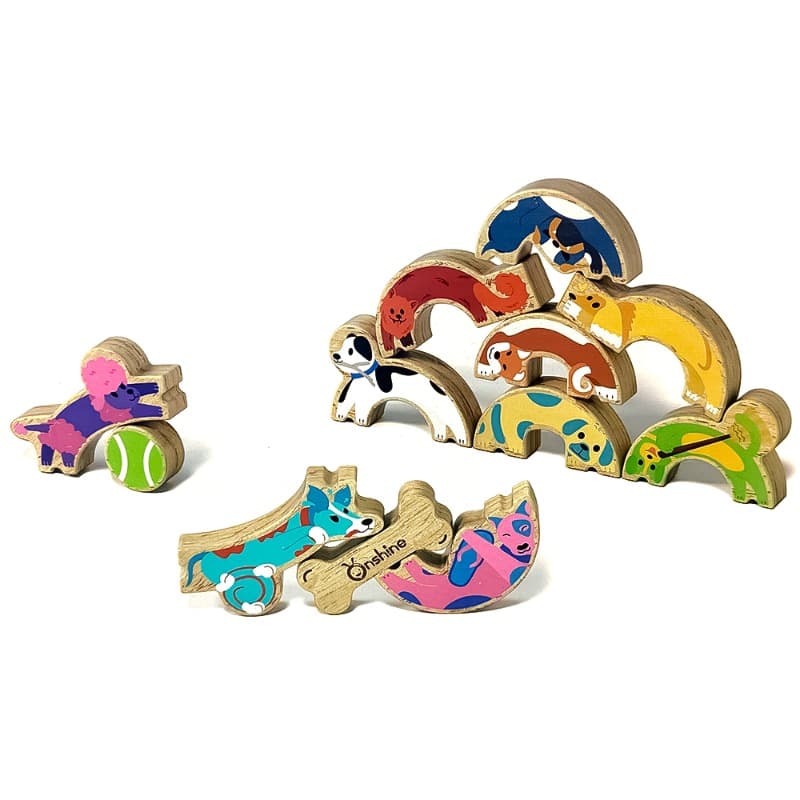 Onshine Wooden Smart Stacking Dogs thumbnail 2