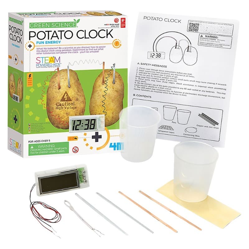 4M Green Science Potato Clock Kit thumbnail 4