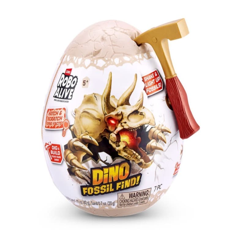 Robo Alive Mini Dino Fossil Find Egg