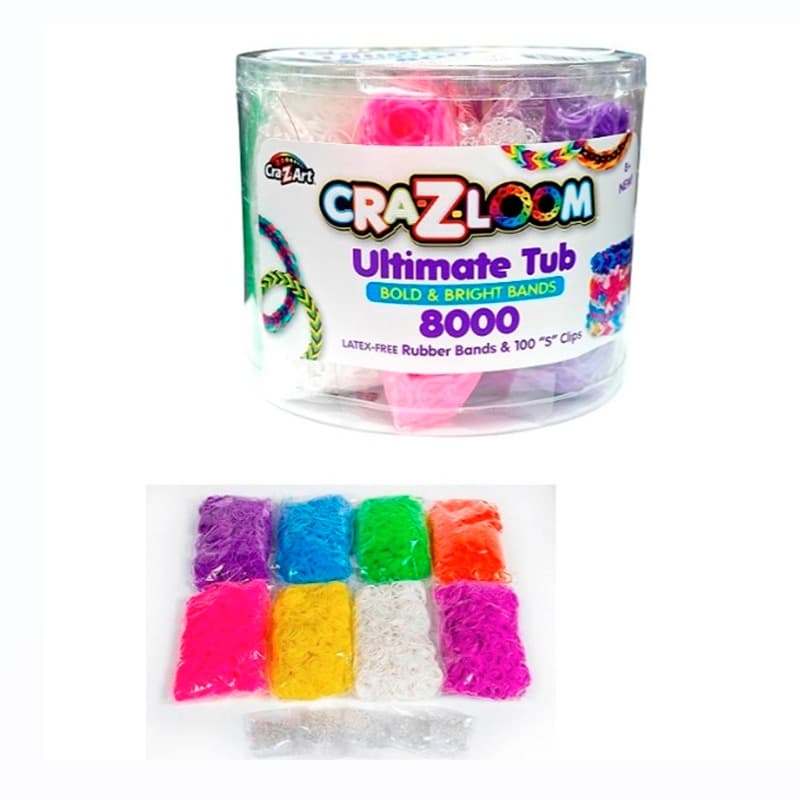Shimmer N Sparkle Cra-Z-Loom Ultimate Tub 8000