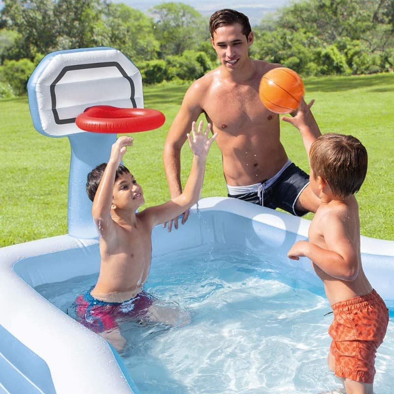 Intex Swim Center Shootin Hoops Family Pool thumbnail 3