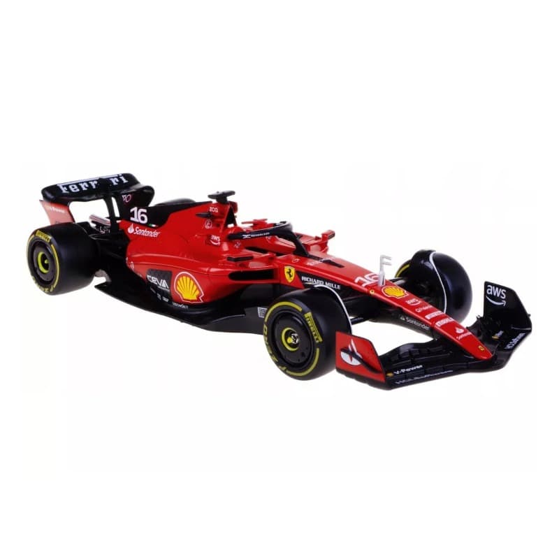 Bburago 1:24 Ferrari SF-23 with Charles Leclerc Figure thumbnail 3