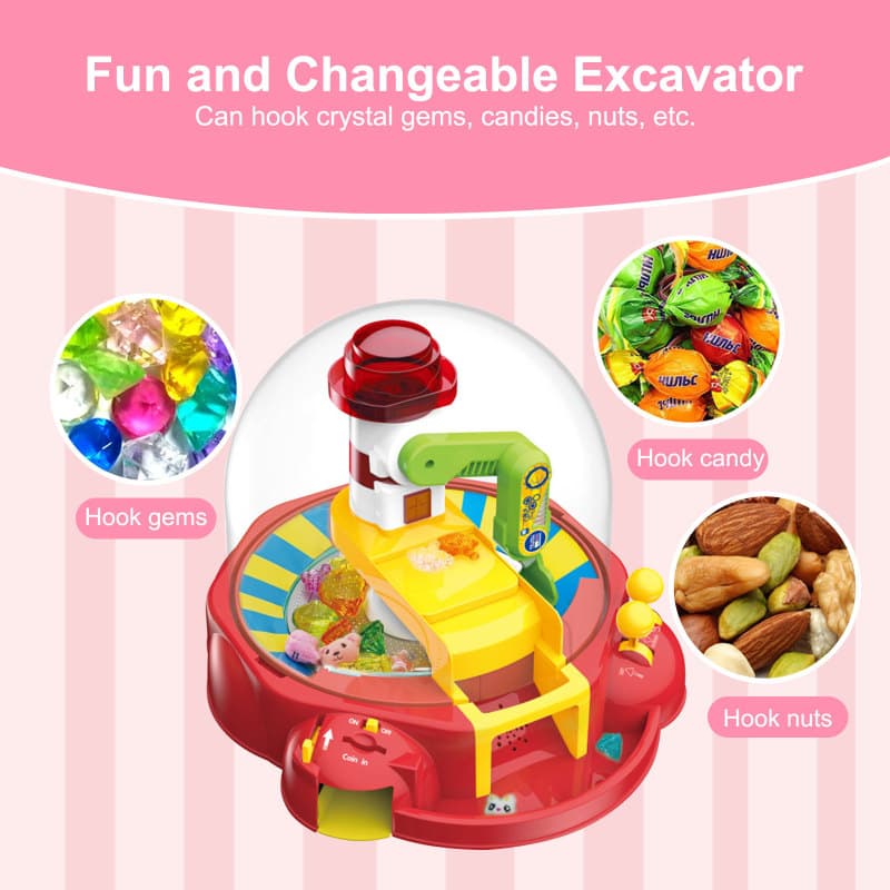 Candy Grabber Machine With Music And Lights thumbnail 3