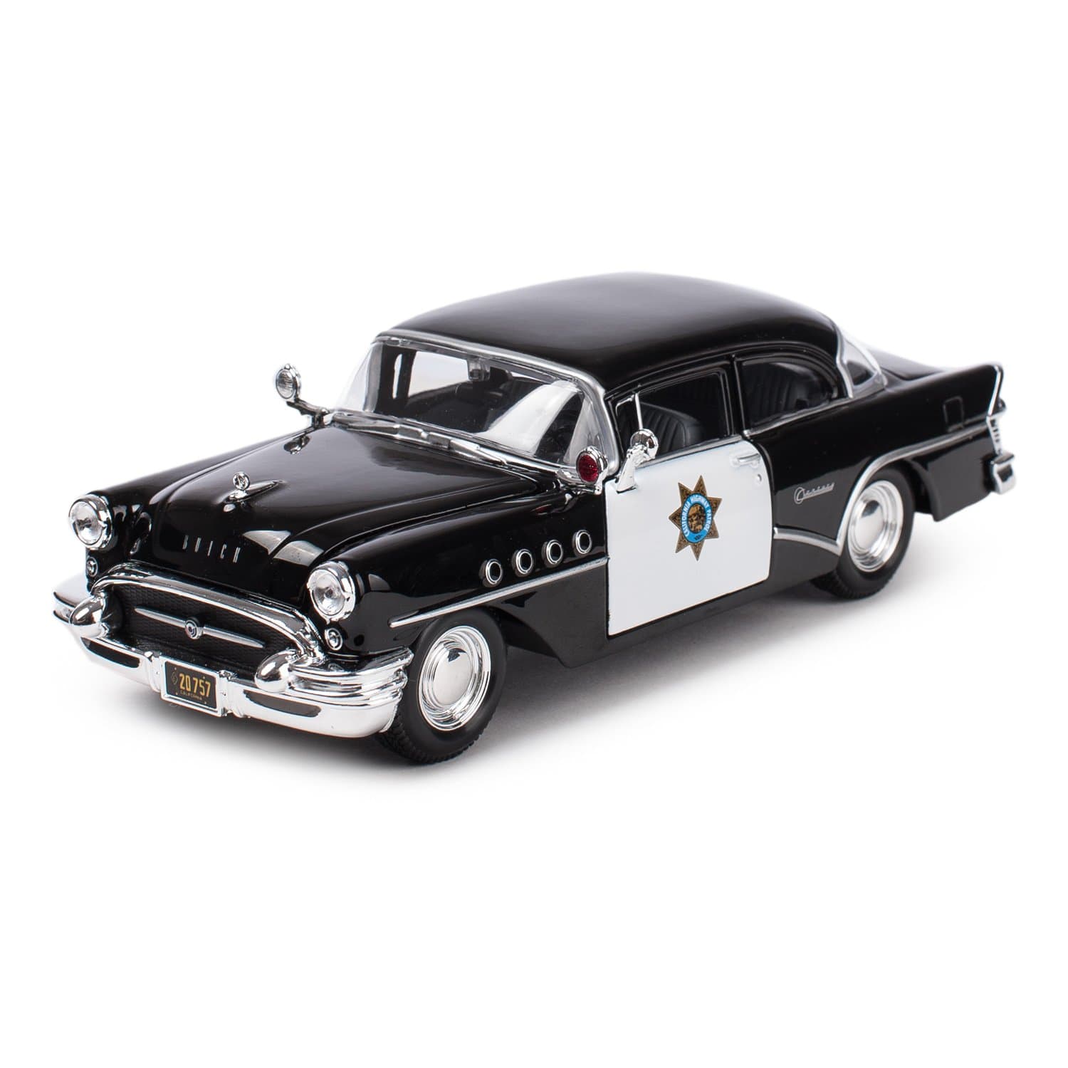 Maisto Buick Century 1955 Police - Black thumbnail 2