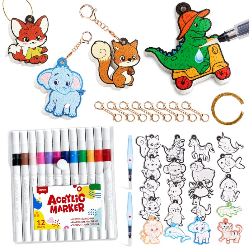 Joycat Animal 3D Foam Texture Painting Kit Diy Craft Toy for Kids thumbnail 4