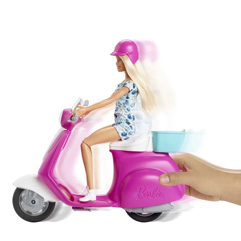 Barbie Scooter with Doll thumbnail 5