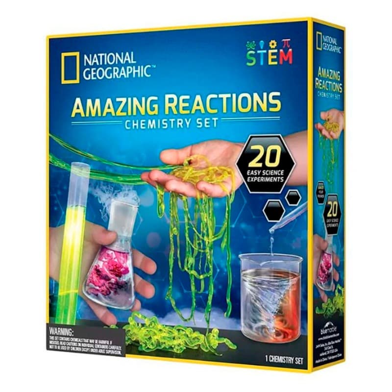 National Geographic Amazing Reactions Chemistry Set