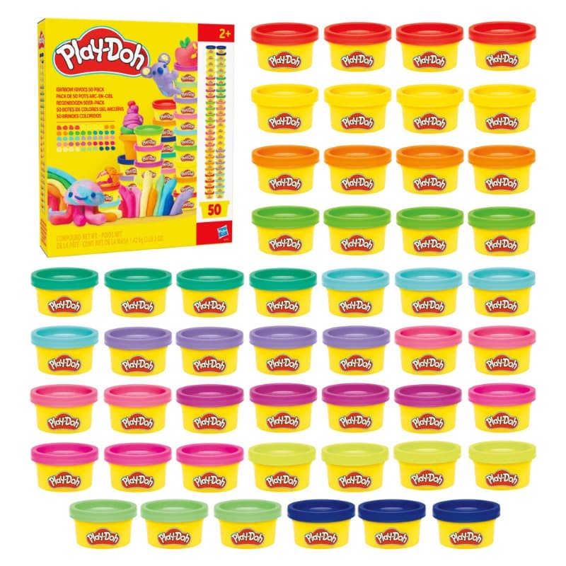 Play Doh 50 Pack Rainbow Favors thumbnail 2