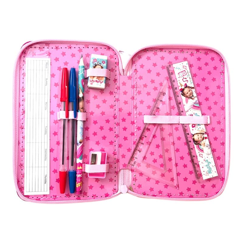 Like Nastya 3 Zippers Pencil Case thumbnail 3