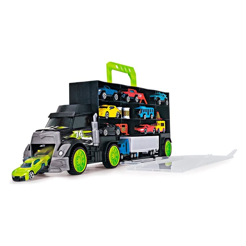 Dickie Transporter And Store Truck Set thumbnail 5