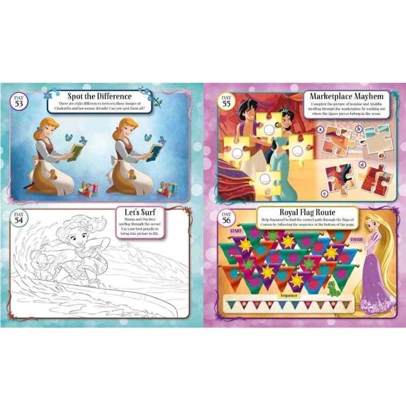 Disney Princess 365 Puzzles And Activities Book thumbnail 4