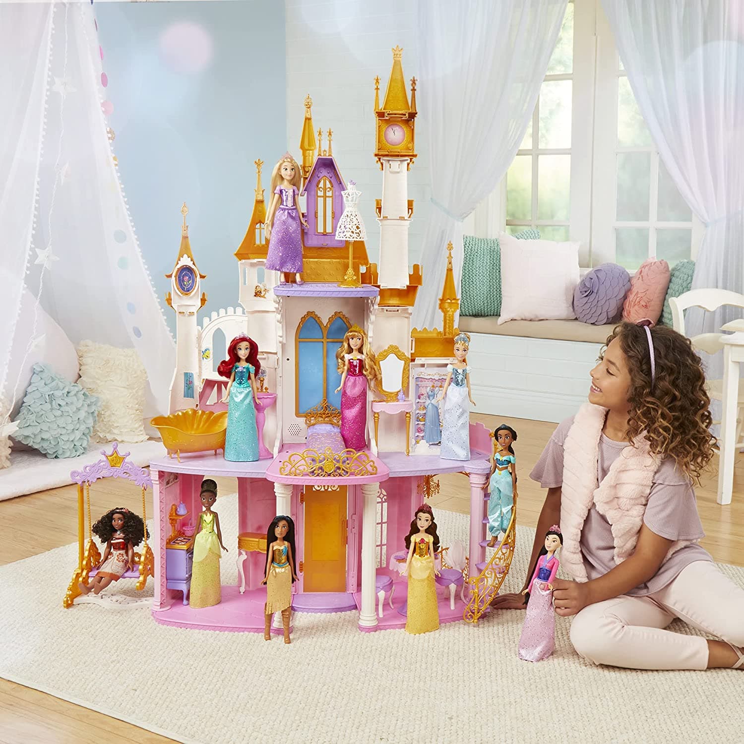 Disney Princess Ultimate Celebration Castle Doll House thumbnail 4