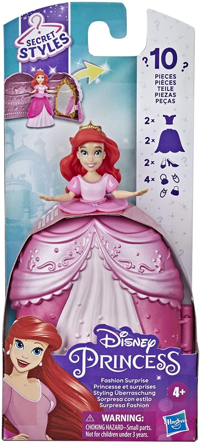 Disney Princess Secret Styles Fashion Surprise Ariel Mini Doll